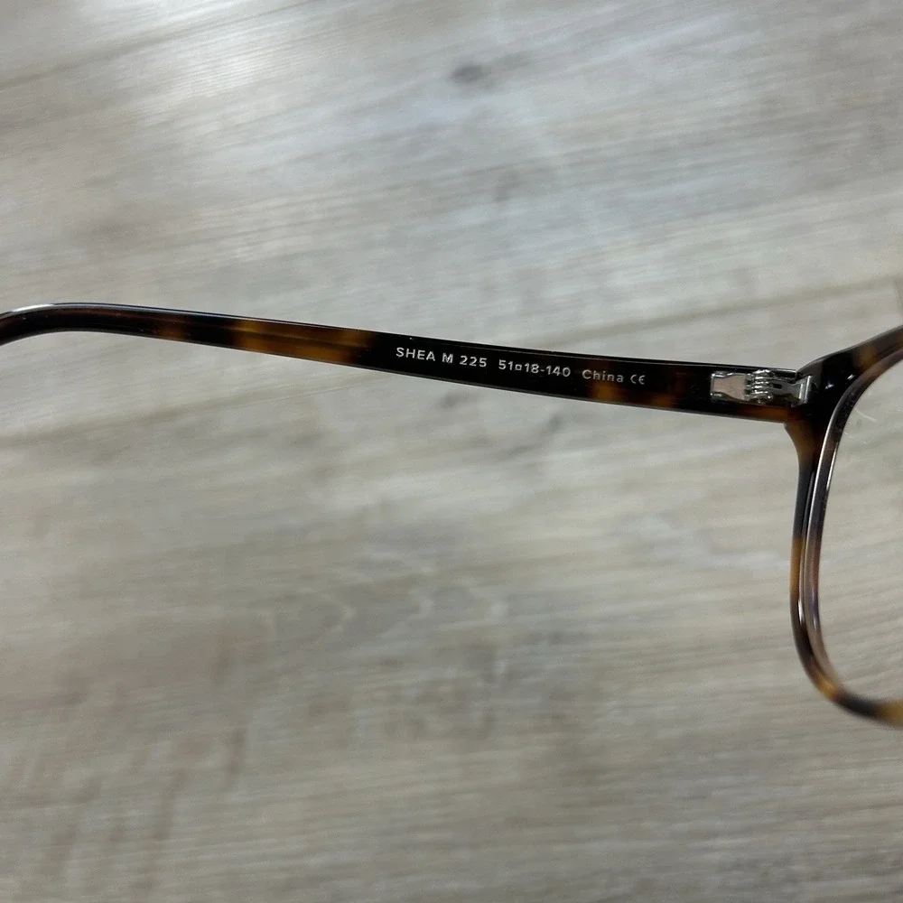 Warby Parker x Noah Shea M 225‎ Brown Tortoise Eyeglasses **Frames Only**